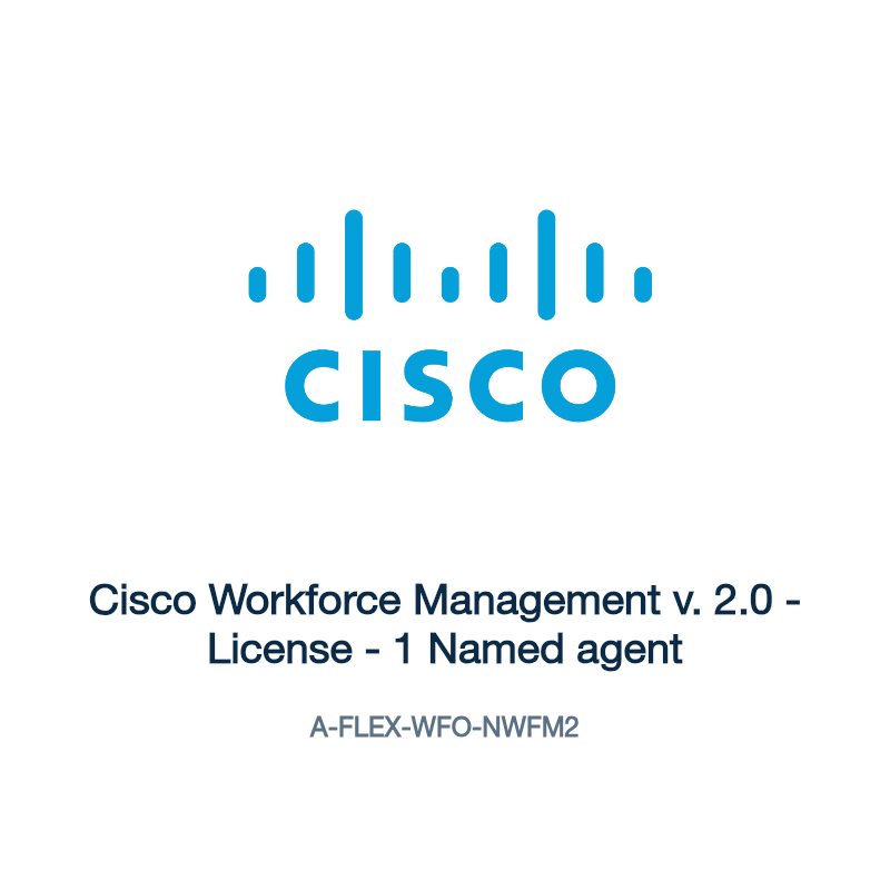 A-FLEX-WFO-NWFM2: Cisco Workforce Management v. 2.0