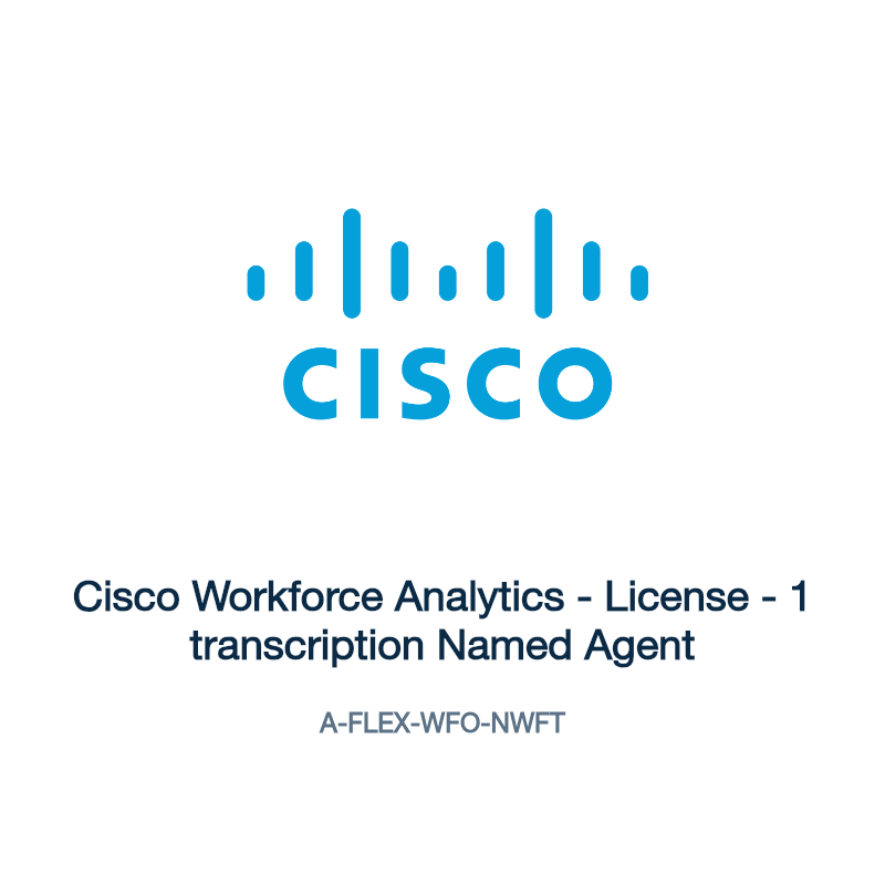 A-FLEX-WFO-NWFT: Cisco Workforce Analytics