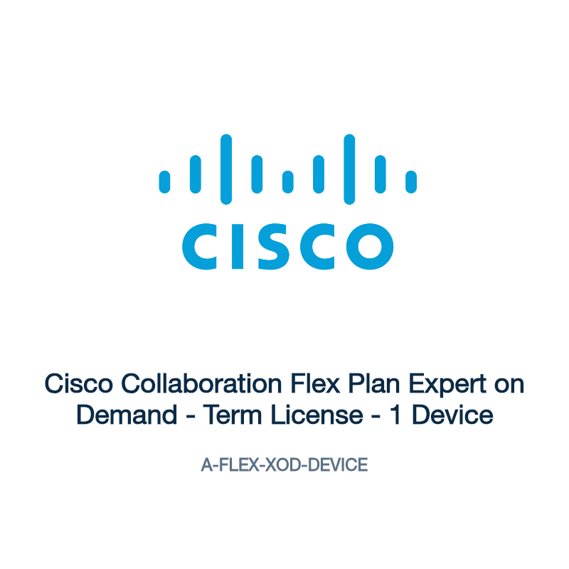 A-FLEX-XOD-DEVICE: Cisco Collaboration Flex Plan Expert on Demand