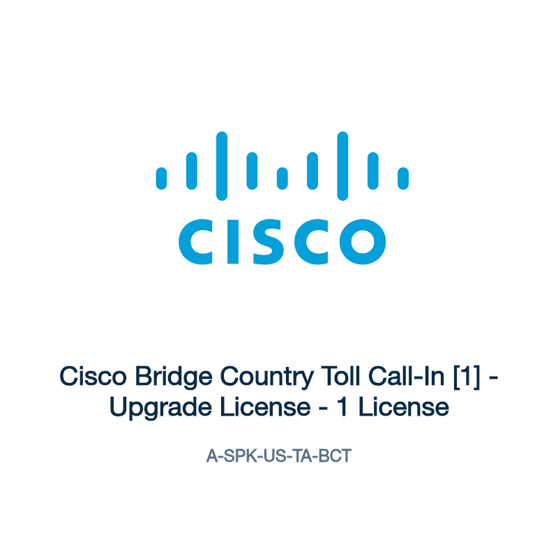 A-SPK-US-TA-BCT: Cisco Bridge Country Toll Call-In [1]