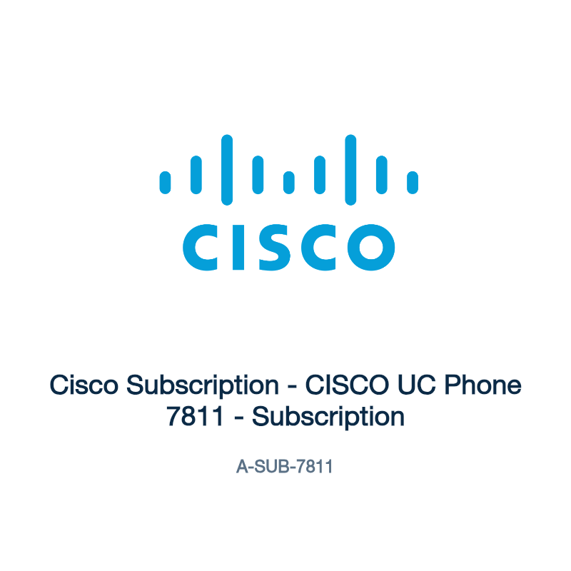 A-SUB-7811: Cisco Subscription