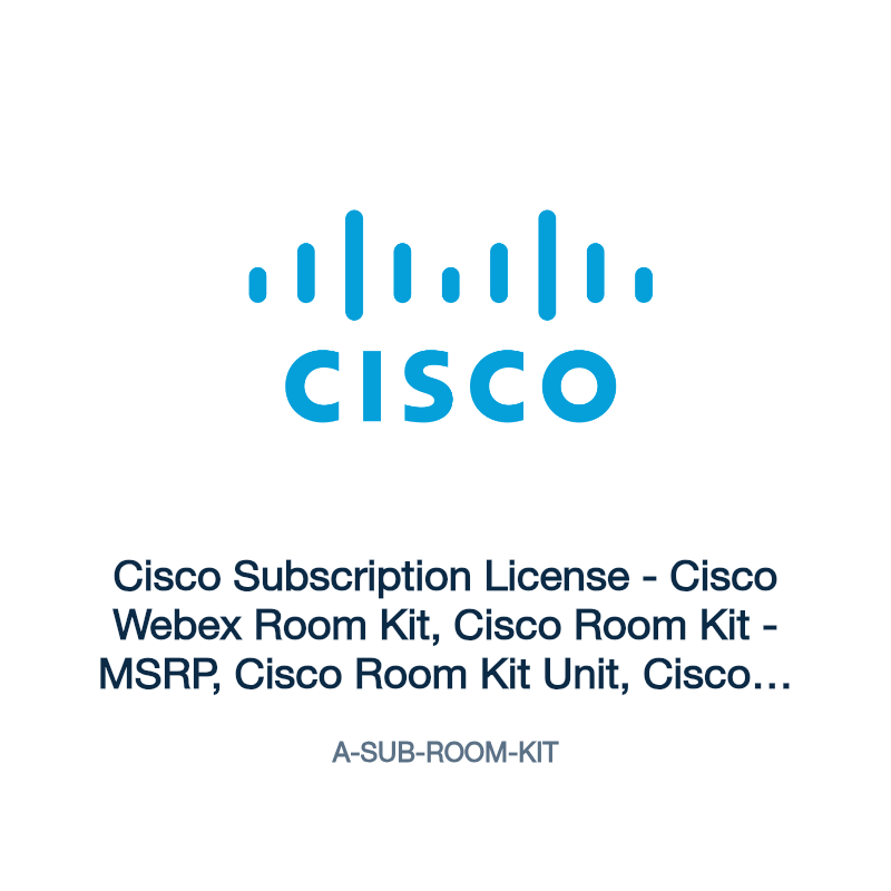 A-SUB-ROOM-KIT: Cisco Subscription License