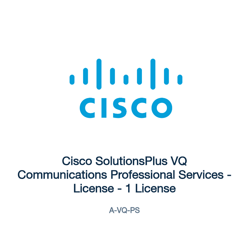 A-VQ-PS: Cisco SolutionsPlus VQ Communications Professional Services