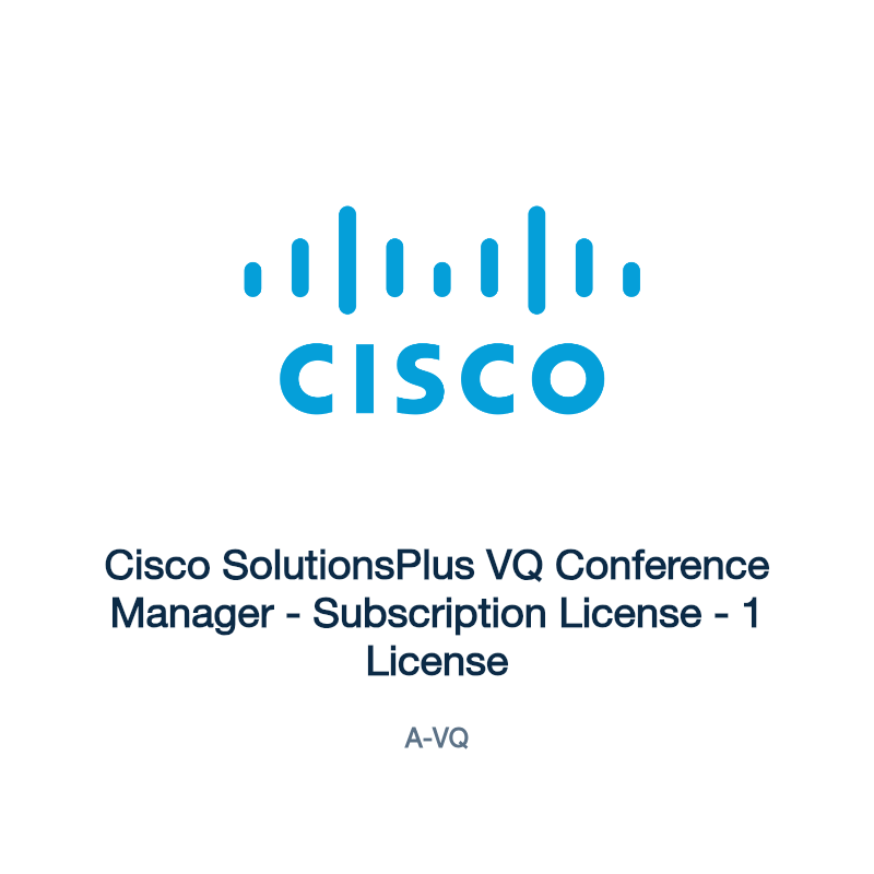 A-VQ: Cisco SolutionsPlus VQ Conference Manager