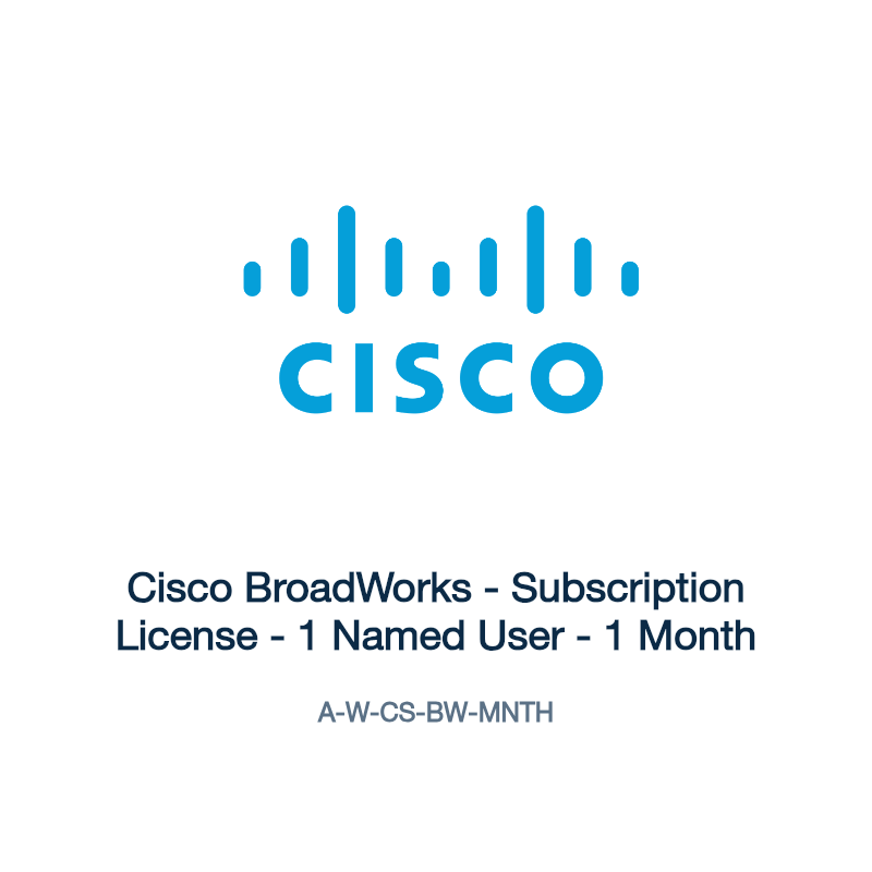 A-W-CS-BW-MNTH: Cisco BroadWorks