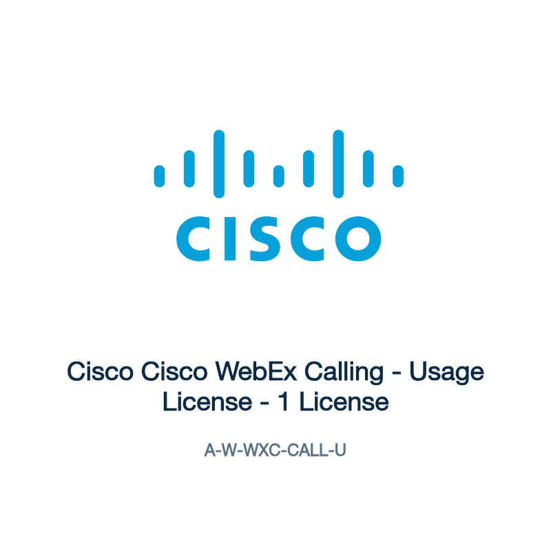 A-W-WXC-CALL-U: Cisco Cisco WebEx Calling