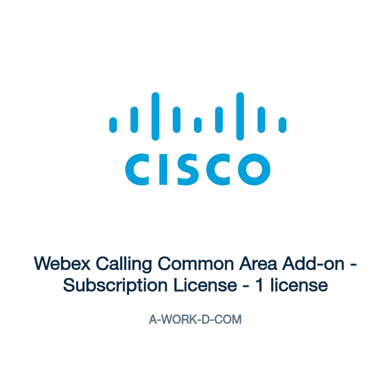 A-WORK-D-COM: Webex Calling Common Area Add-on