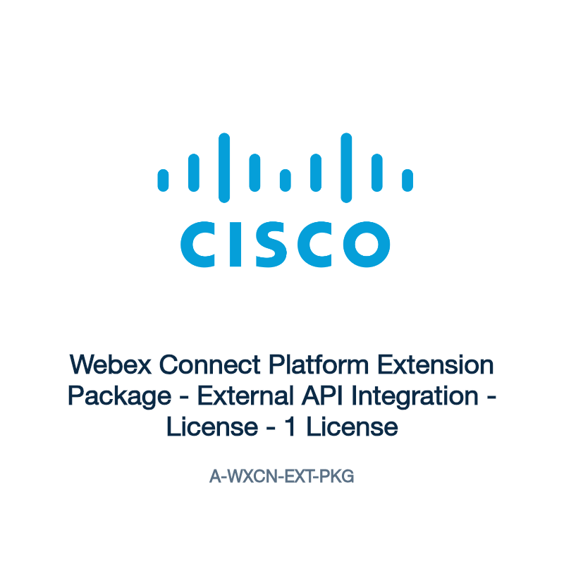A-WXCN-EXT-PKG: Webex Connect Platform Extension Package