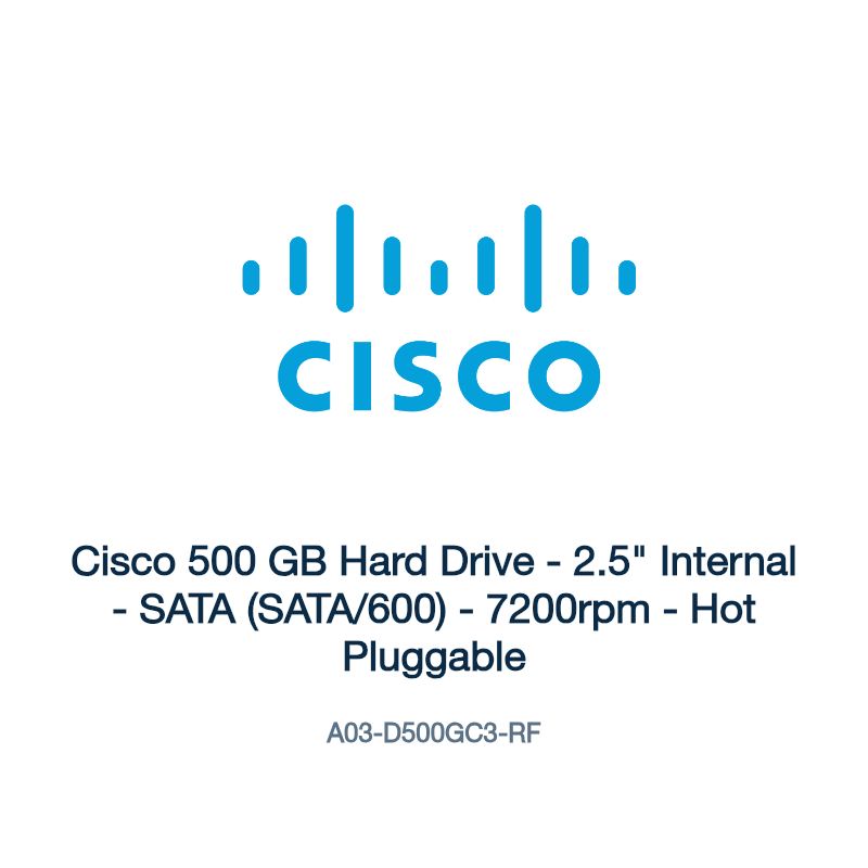 A03-D500GC3-RF: Cisco 500 GB Hard Drive