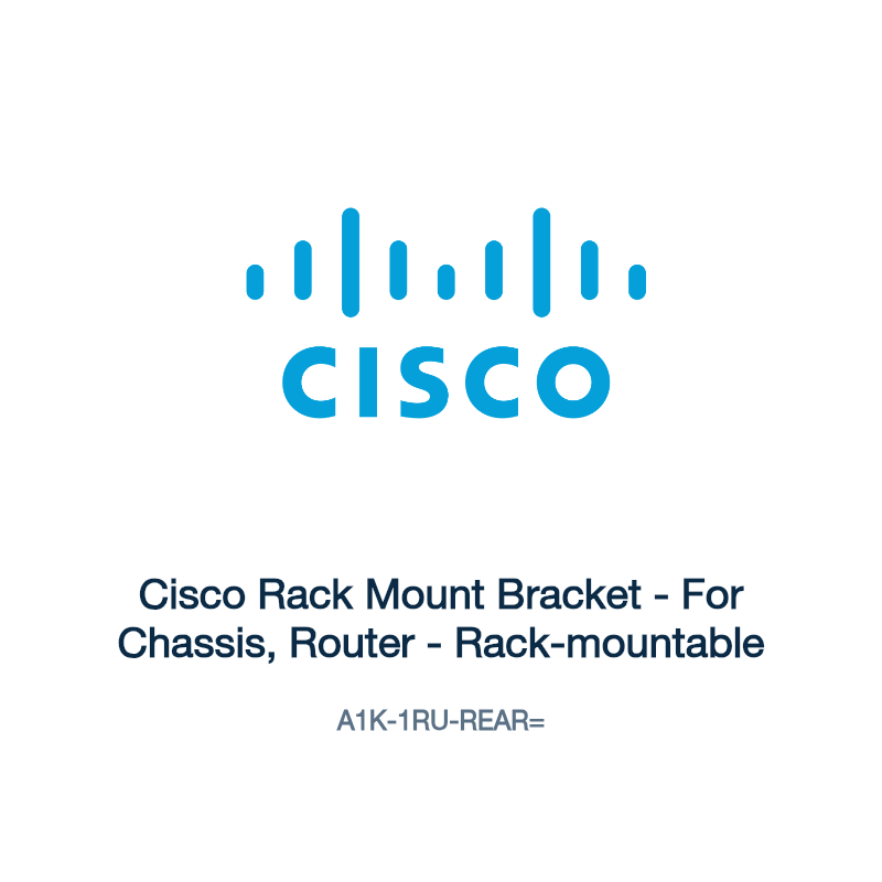A1K-1RU-REAR=: Cisco Rack Mount Bracket