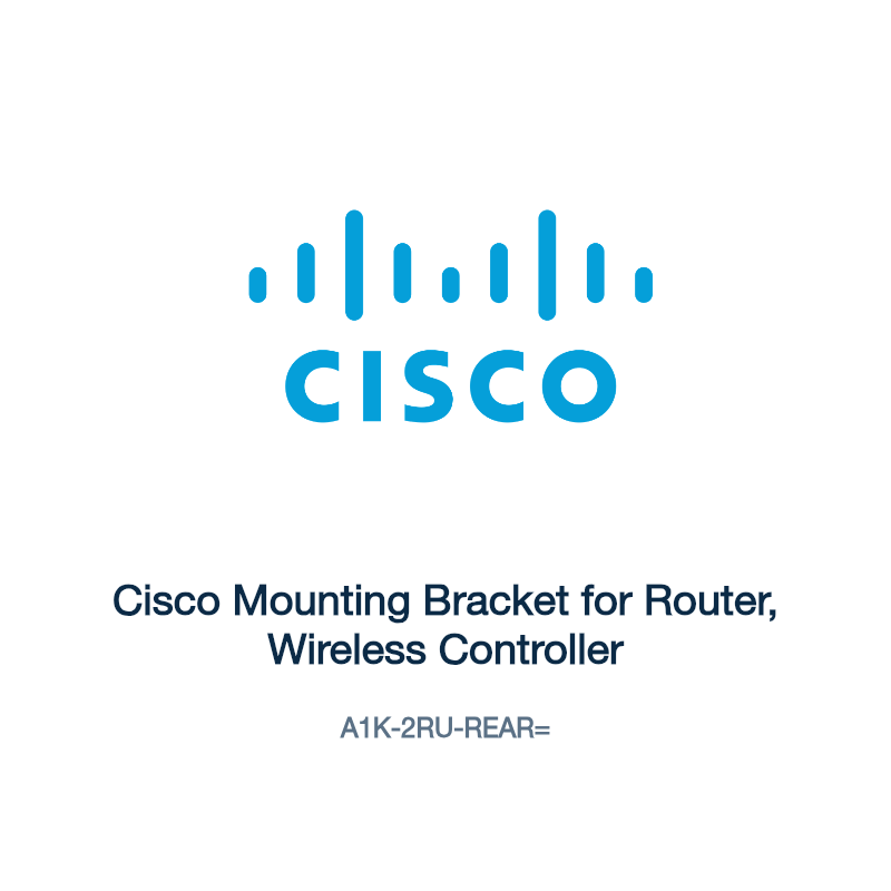 A1K-2RU-REAR=: Cisco Mounting Bracket for Router, Wireless Controller