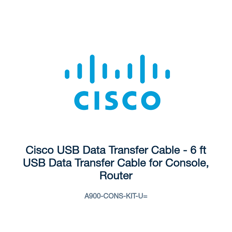 A900-CONS-KIT-U=: Cisco USB Data Transfer Cable