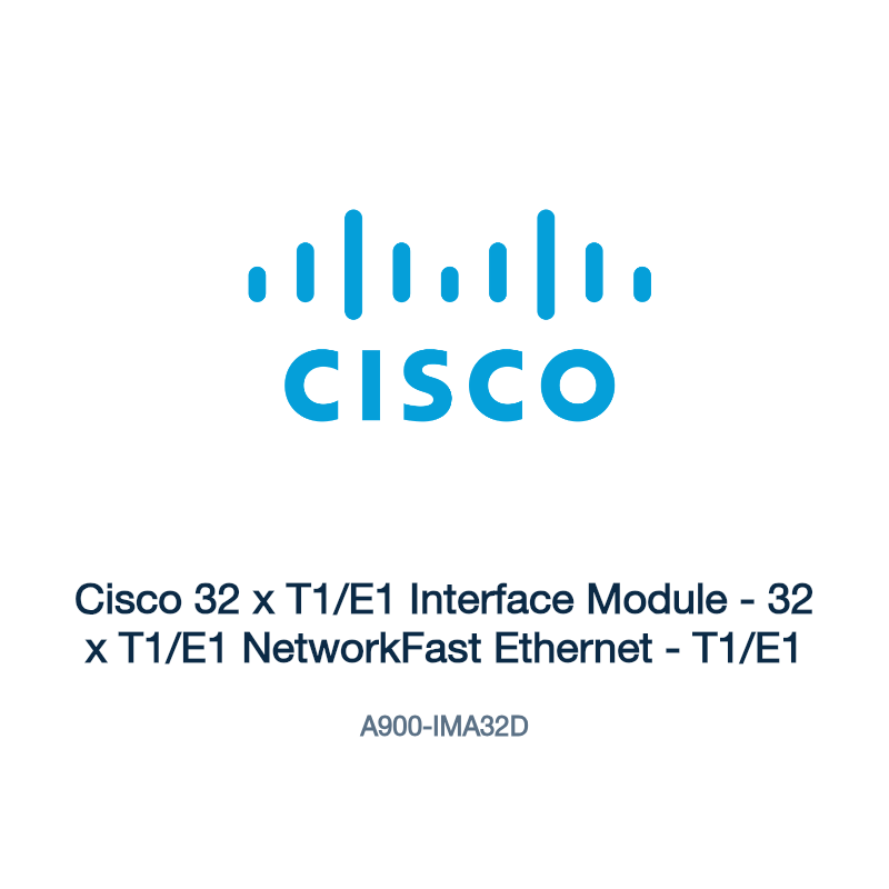 A900-IMA32D: Cisco 32 x T1/E1 Interface Module