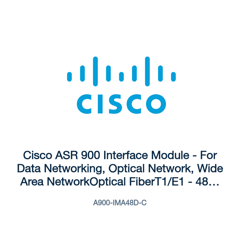 A900-IMA48D-C: Cisco ASR 900 Interface Module
