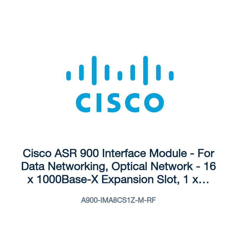 A900-IMA8CS1Z-M-RF: Cisco ASR 900 Interface Module