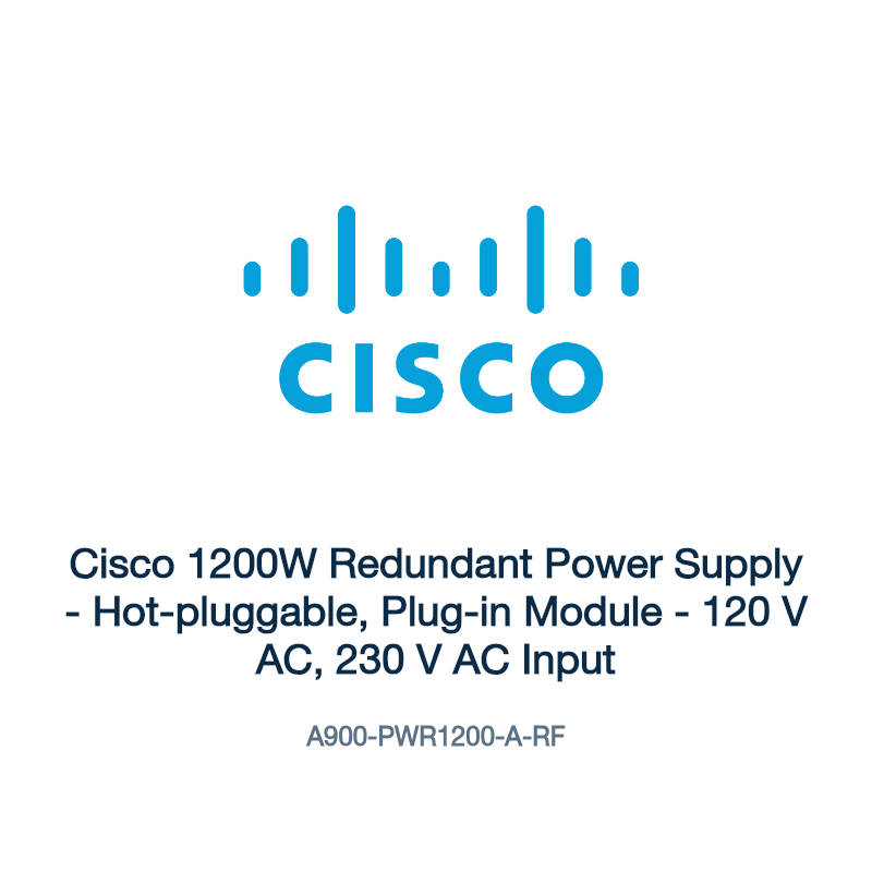 A900-PWR1200-A-RF: Cisco 1200W Redundant Power Supply