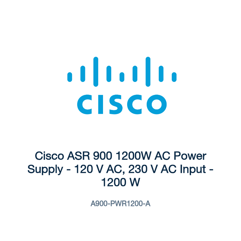 A900-PWR1200-A: Cisco ASR 900 1200W AC Power Supply