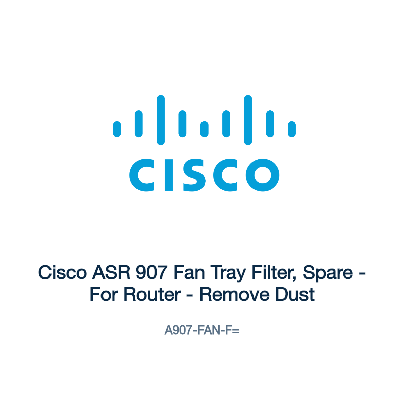 A907-FAN-F=: Cisco ASR 907 Fan Tray Filter, Spare