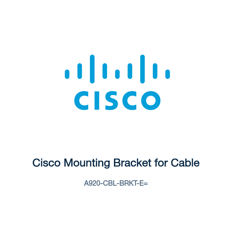 A920-CBL-BRKT-E=: Cisco Mounting Bracket for Cable