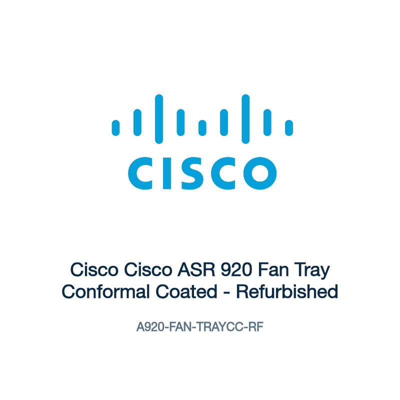 A920-FAN-TRAYCC-RF: Cisco Cisco ASR 920 Fan Tray Conformal Coated