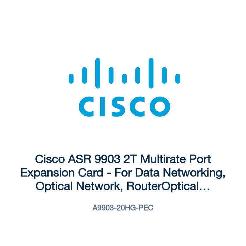 A9903-20HG-PEC: Cisco ASR 9903 2T Multirate Port Expansion Card
