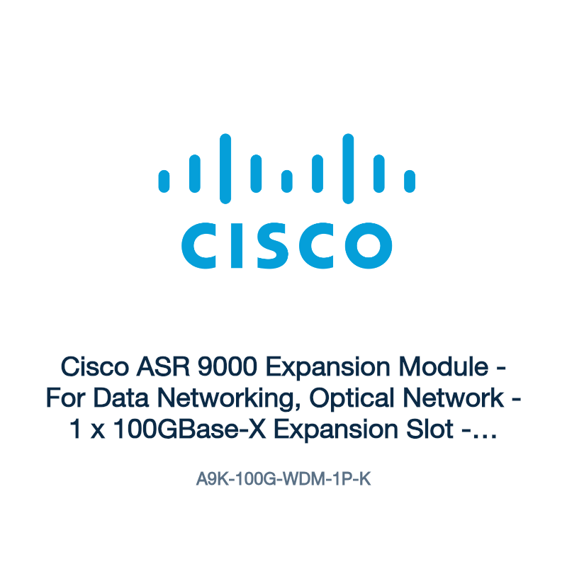 A9K-100G-WDM-1P-K: Cisco ASR 9000 Expansion Module