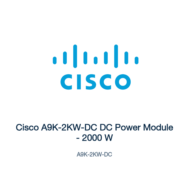 A9K-2KW-DC: Cisco A9K-2KW-DC DC Power Module