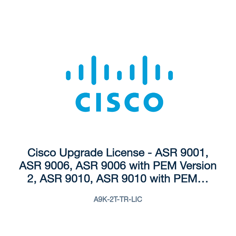 A9K-2T-TR-LIC: Cisco Upgrade License