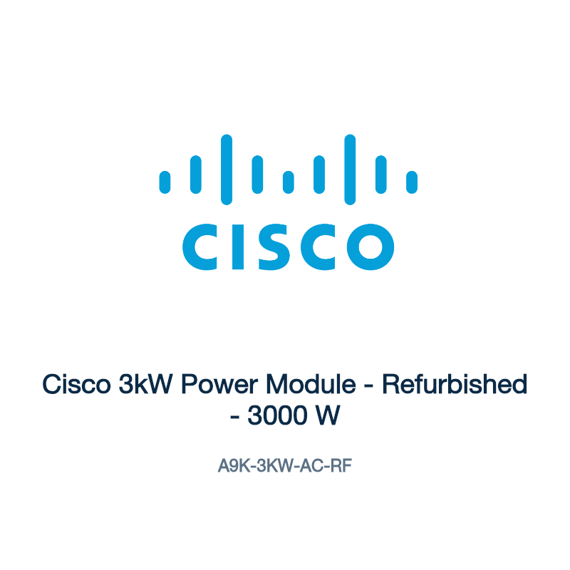 A9K-3KW-AC-RF: Cisco 3kW Power Module