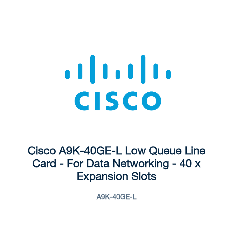 A9K-40GE-L: Cisco A9K-40GE-L Low Queue Line Card