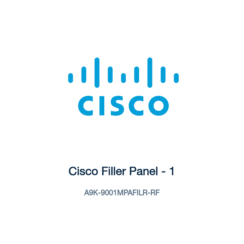A9K-9001MPAFILR-RF: Cisco Filler Panel