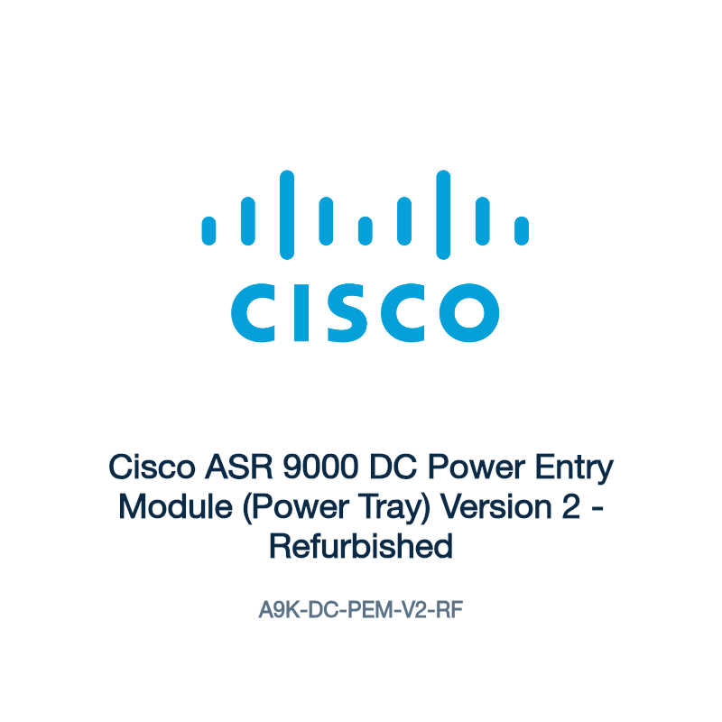 A9K-DC-PEM-V2-RF: Cisco ASR 9000 DC Power Entry Module (Power Tray) Version 2