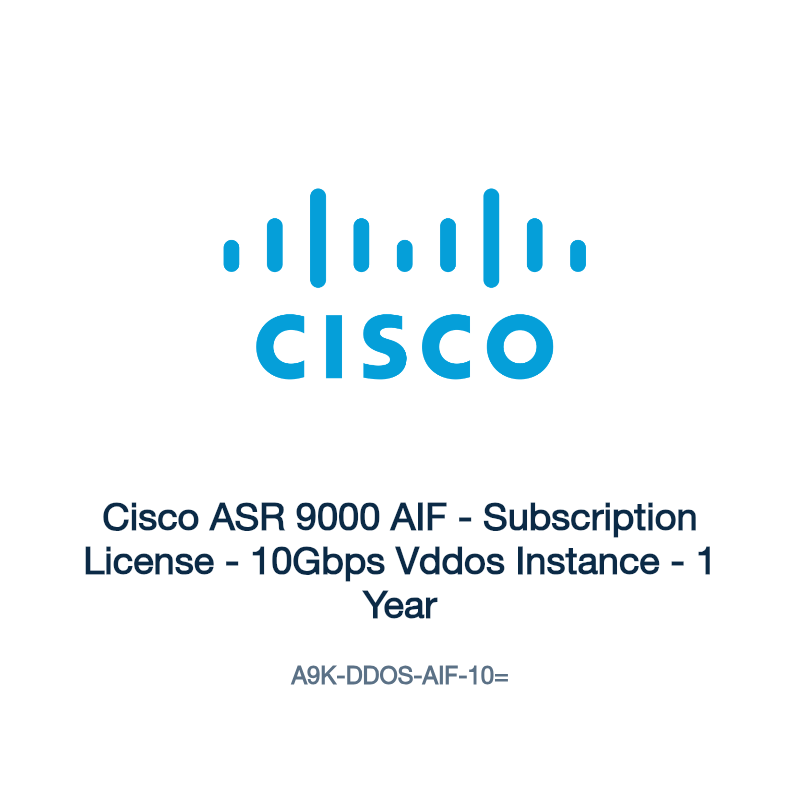A9K-DDOS-AIF-10=: Cisco ASR 9000 AIF
