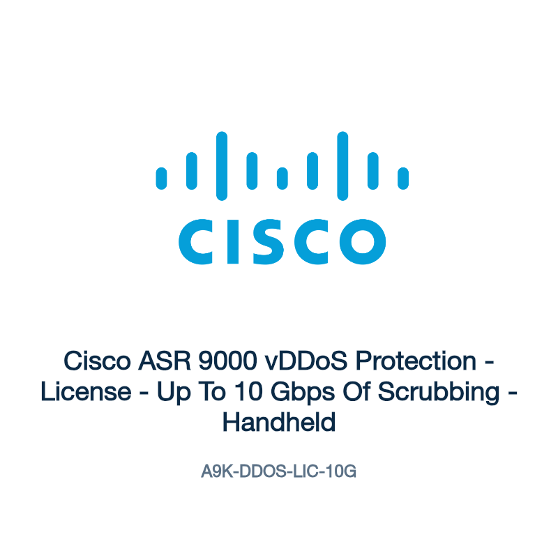 A9K-DDOS-LIC-10G: Cisco ASR 9000 vDDoS Protection