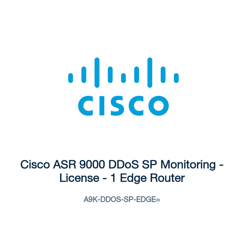 A9K-DDOS-SP-EDGE=: Cisco ASR 9000 DDoS SP Monitoring
