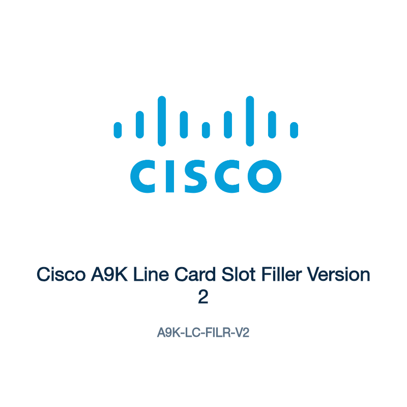 A9K-LC-FILR-V2: Cisco A9K Line Card Slot Filler Version 2