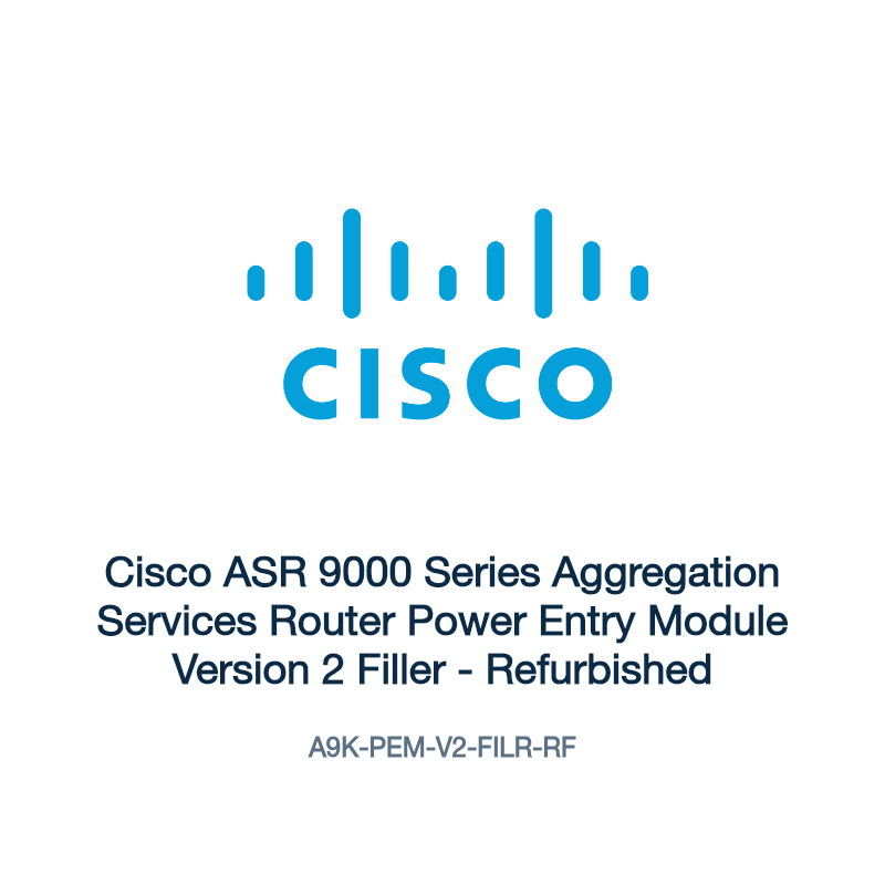 A9K-PEM-V2-FILR-RF: Cisco ASR 9000 Series Aggregation Services Router Power Entry Module