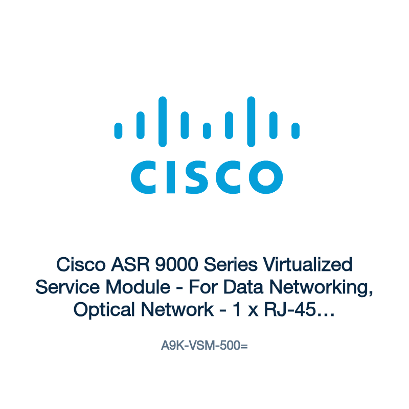 A9K-VSM-500=: Cisco ASR 9000 Series Virtualized Service Module