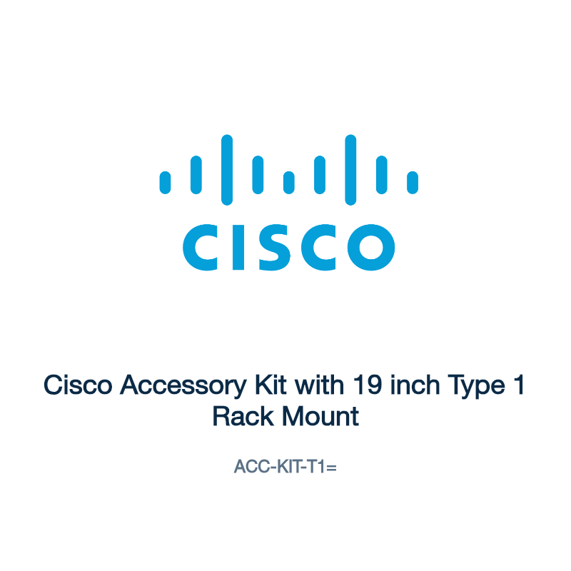 ACC-KIT-T1=: Cisco Accessory Kit with 19 inch Type 1 Rack Mount