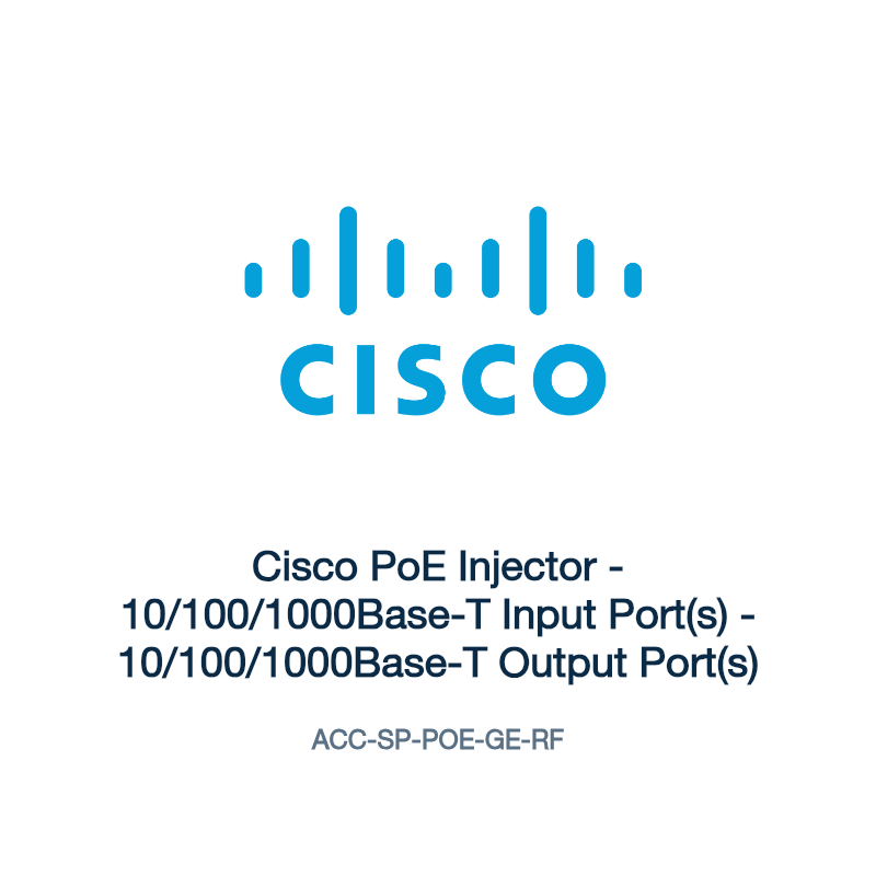 ACC-SP-POE-GE-RF: Cisco PoE Injector