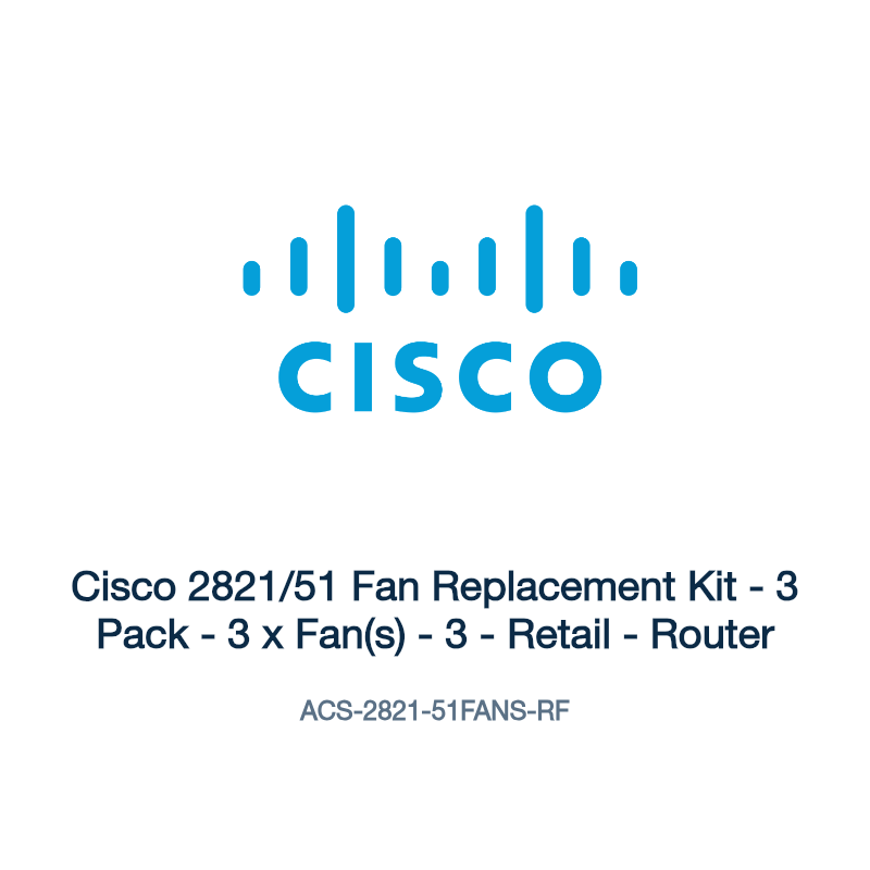ACS-2821-51FANS-RF: Cisco 2821/51 Fan Replacement Kit