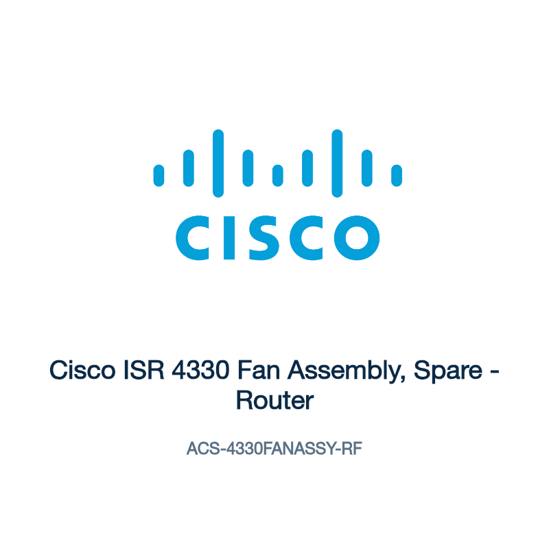 ACS-4330FANASSY-RF: Cisco ISR 4330 Fan Assembly, Spare