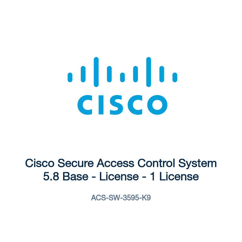 ACS-SW-3595-K9: Cisco Secure Access Control System 5.8 Base