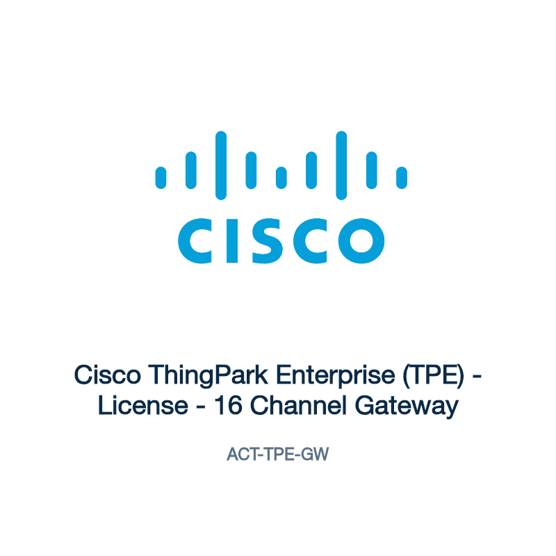 ACT-TPE-GW: Cisco ThingPark Enterprise (TPE)