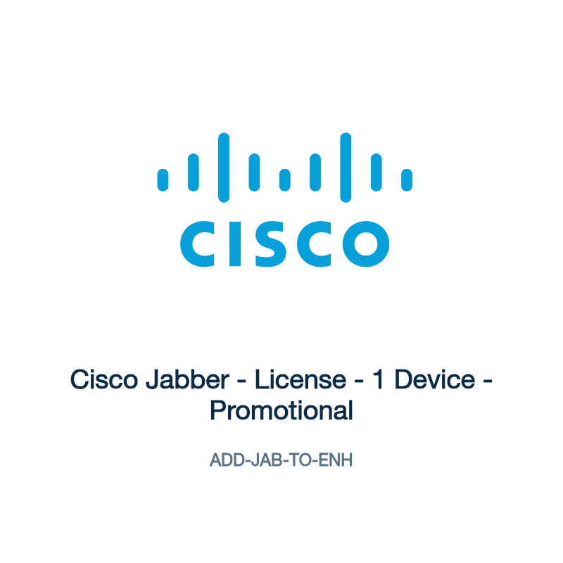 ADD-JAB-TO-ENH: Cisco Jabber - License - 1 Device - Promotional