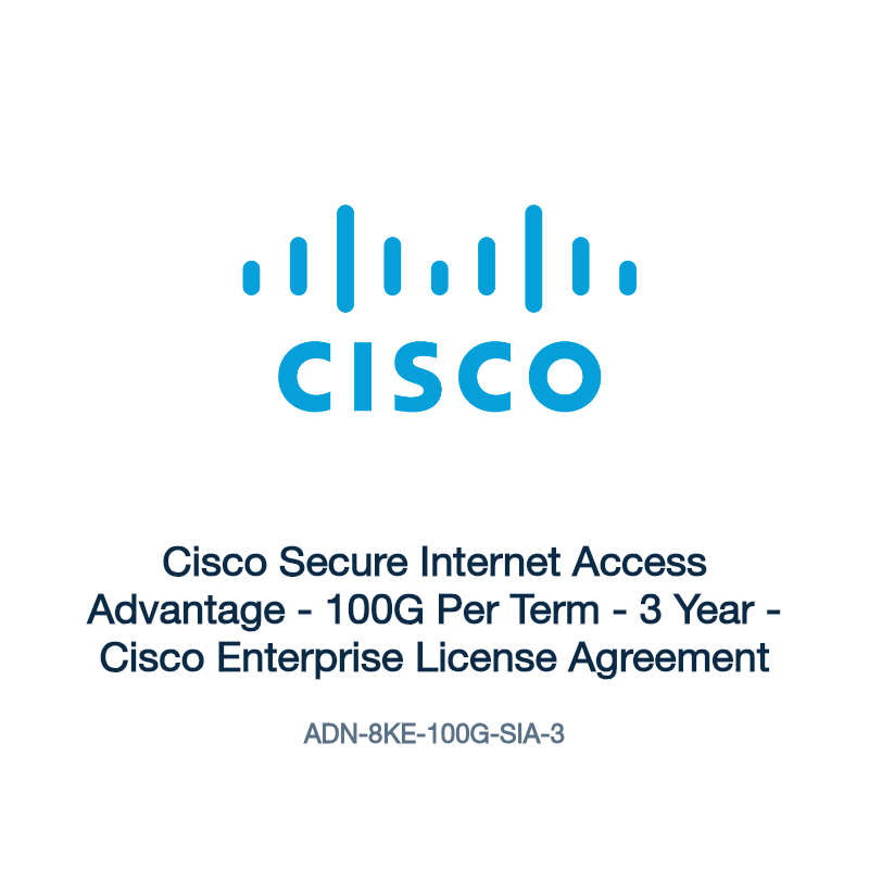 ADN-8KE-100G-SIA-3: Cisco Secure Internet Access Advantage