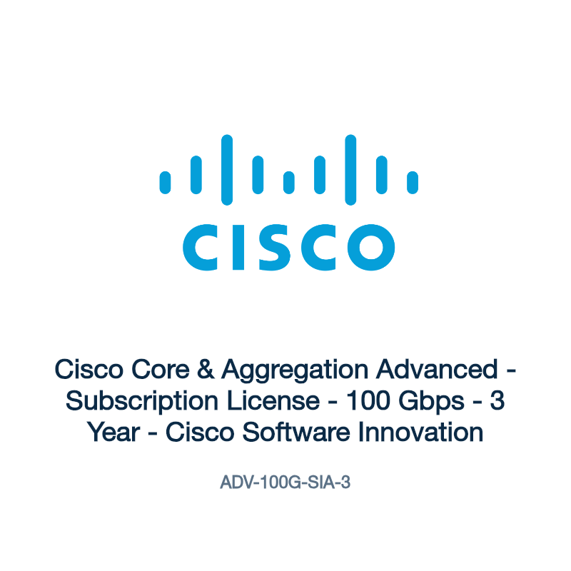ADV-100G-SIA-3: Cisco Core & Aggregation Advanced