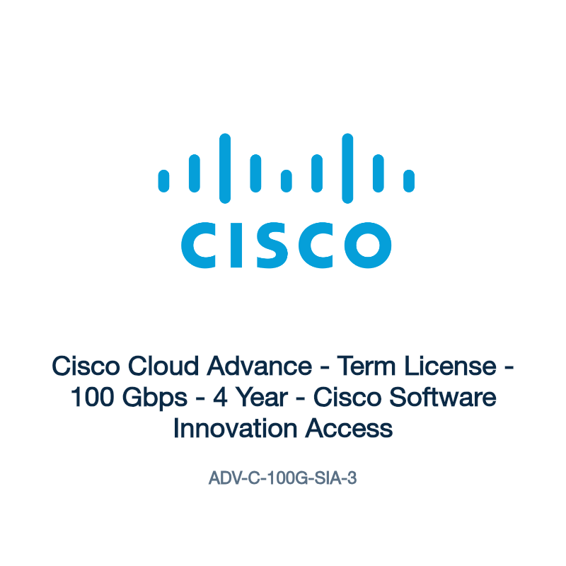 ADV-C-100G-SIA-3: Cisco Cloud Advance
