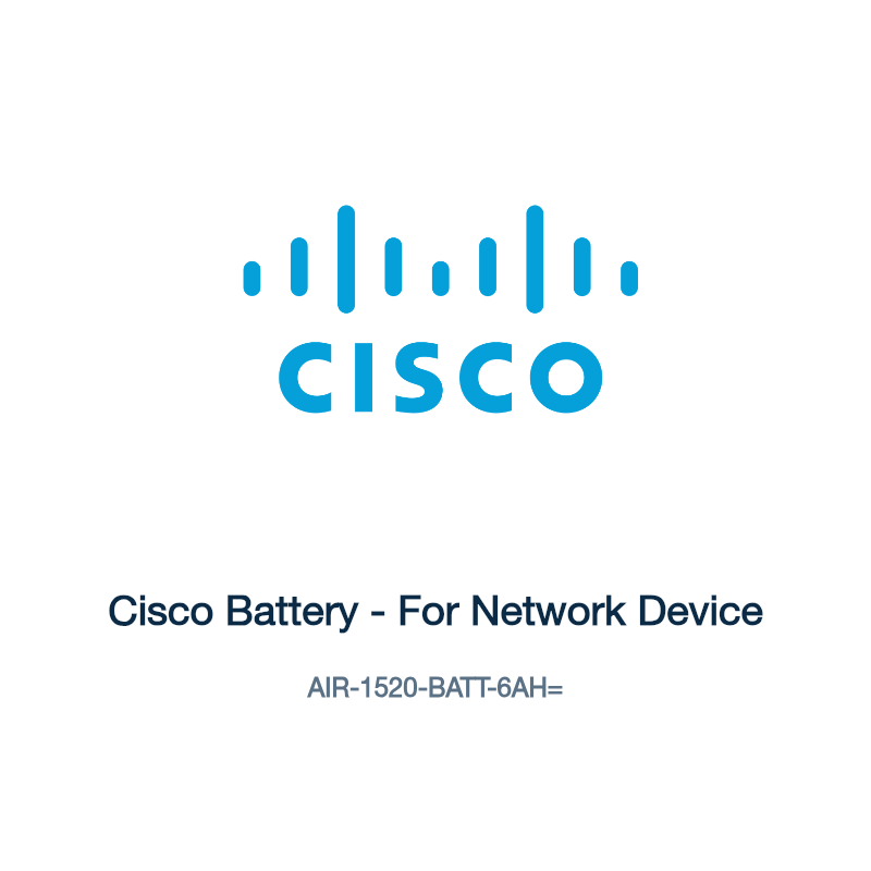 AIR-1520-BATT-6AH=: Cisco Battery - For Network Device
