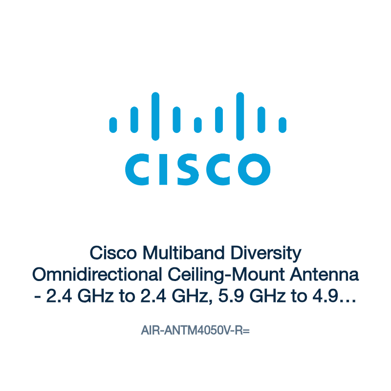 AIR-ANTM4050V-R=: Cisco Multiband Diversity Omnidirectional Ceiling-Mount Antenna